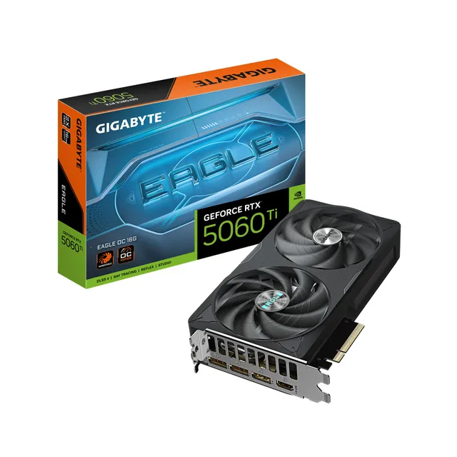 GIGABYTE RTX 5060 Ti EAGLE OC scheda video 16GB GDDR7 FH/FL