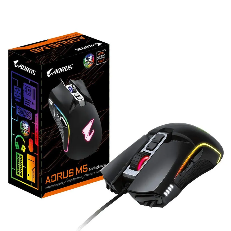Gigabyte Aorus M5 Mouse Gaming 16000 DPI RGB