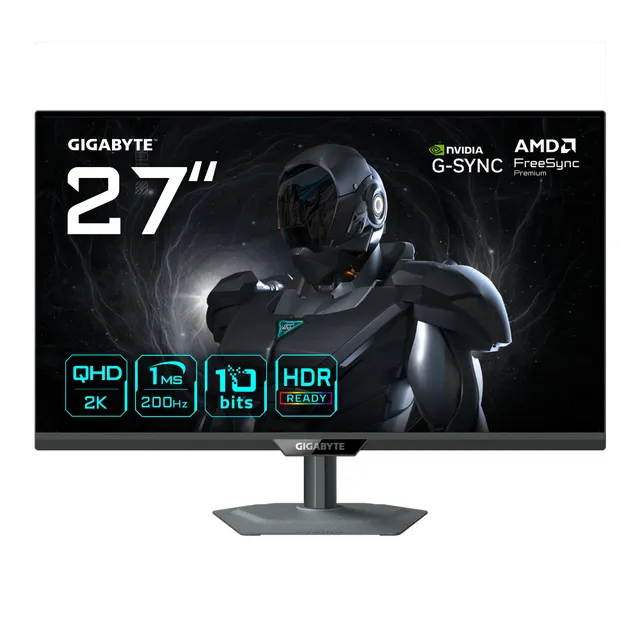 GIGABYTE G27Q2 monitor gaming 27" QHD 200Hz HDR