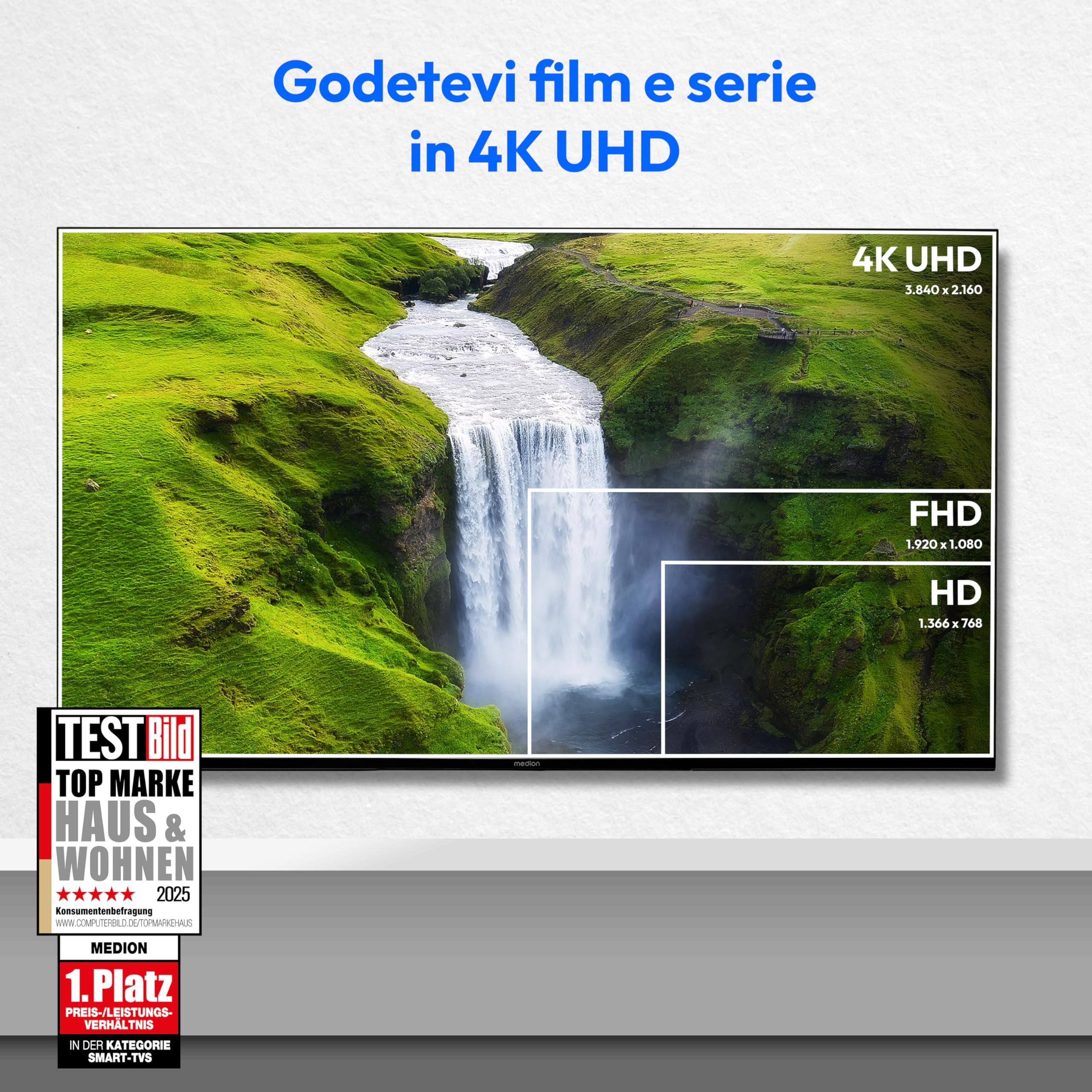 MEDION MD855300 Smart TV 55" 4K Dolby Vision VIDAA