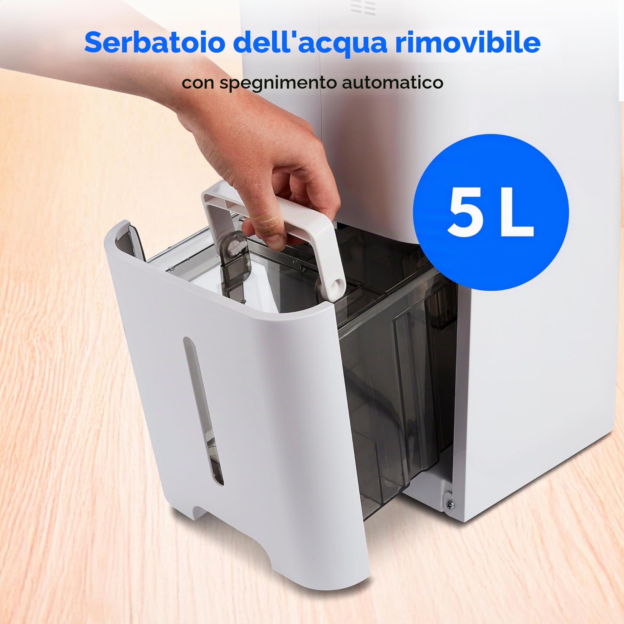 MEDION Smart deumidificatore 5L 24L giorno per 40mq