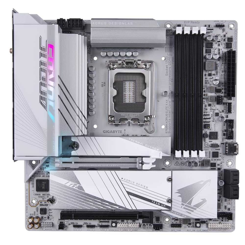 GIGABYTE B760M AORUS ELITE X AX scheda madre DDR5 micro-ATX