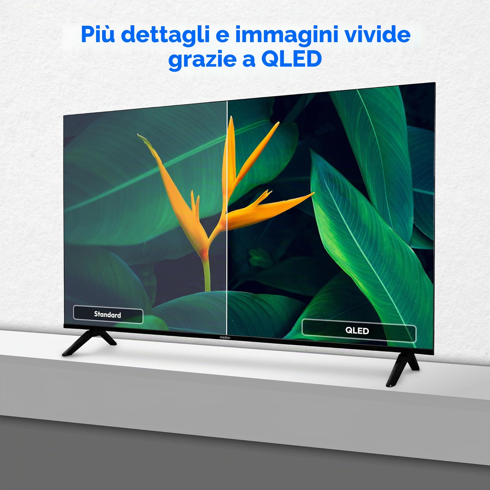 MEDION MD 855601 TV QLED 55" Smart 4K VIDAA