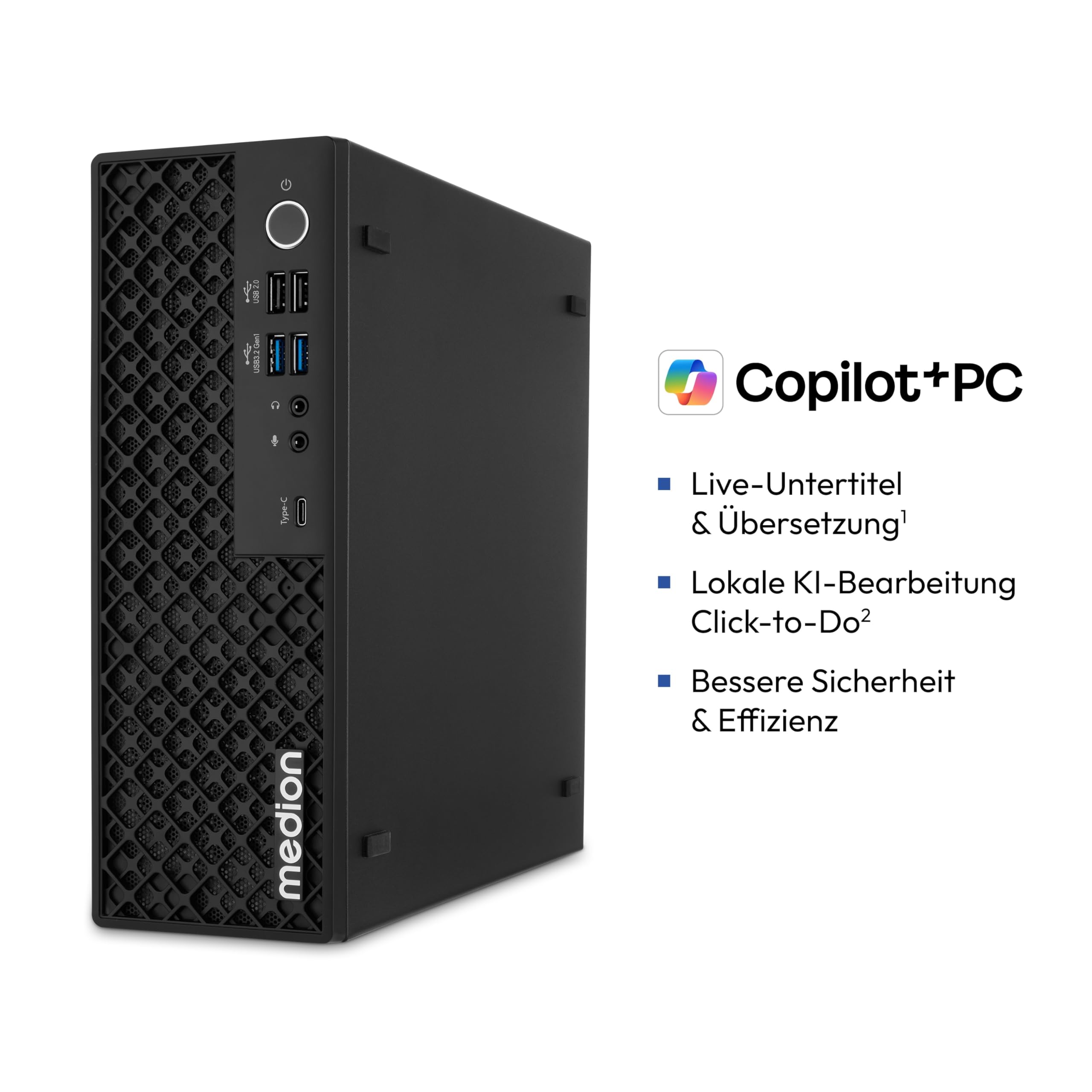 MEDION Picoworx T80 III 10025964 Mini PC Ultra 7 258V 32GB 1TB