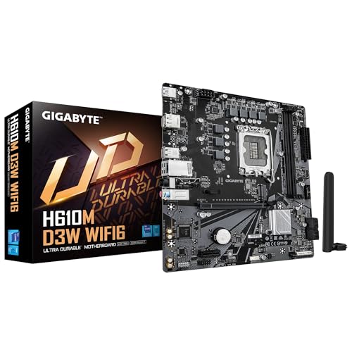 GIGABYTE H610M D3W WIFI6 scheda madre LGA1700 Wi-Fi 6