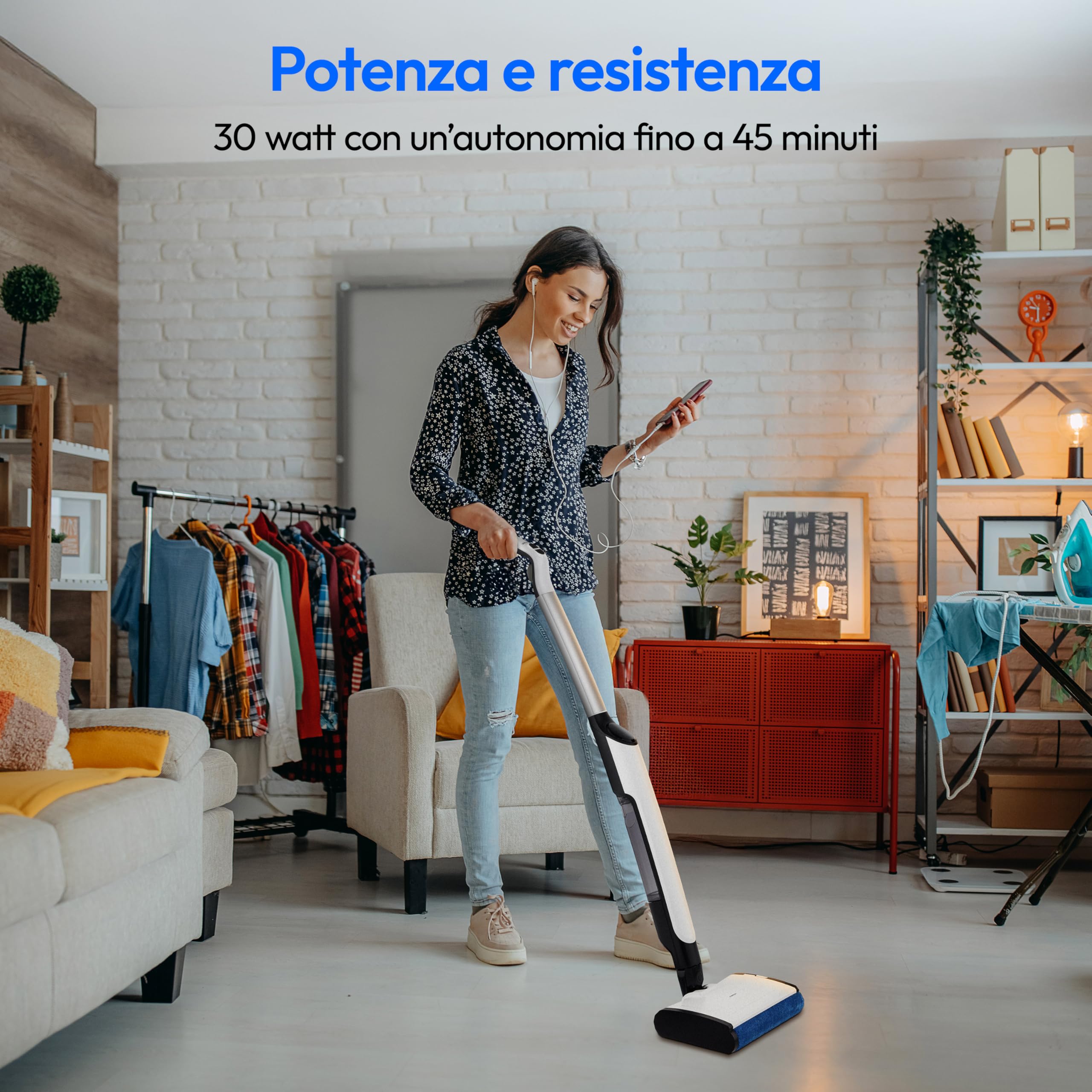 Medion H09 lavapavimenti senza fili 45 minuti