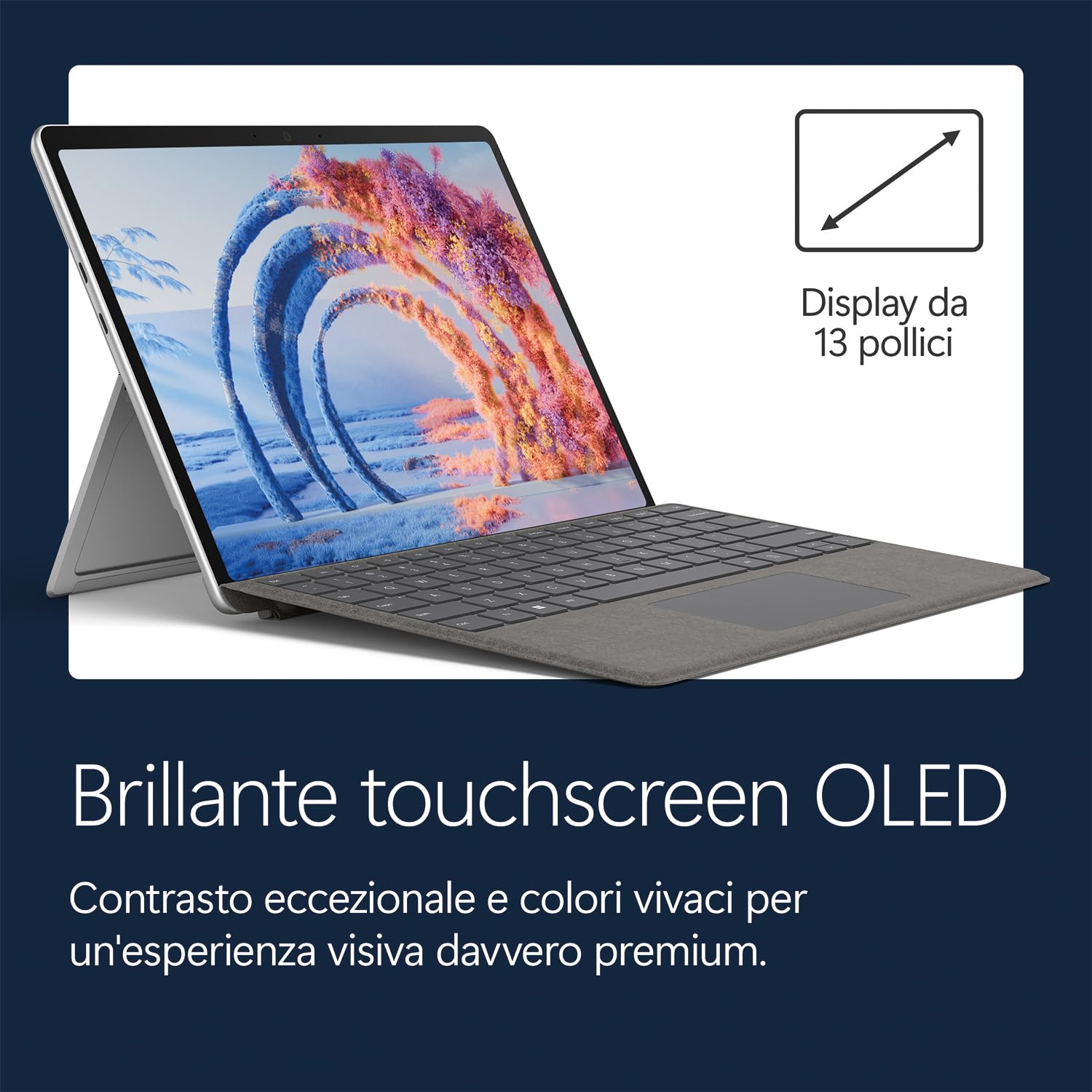 Microsoft Surface Pro 13 OLED X2 Plus 16GB/256GB platino bundle
