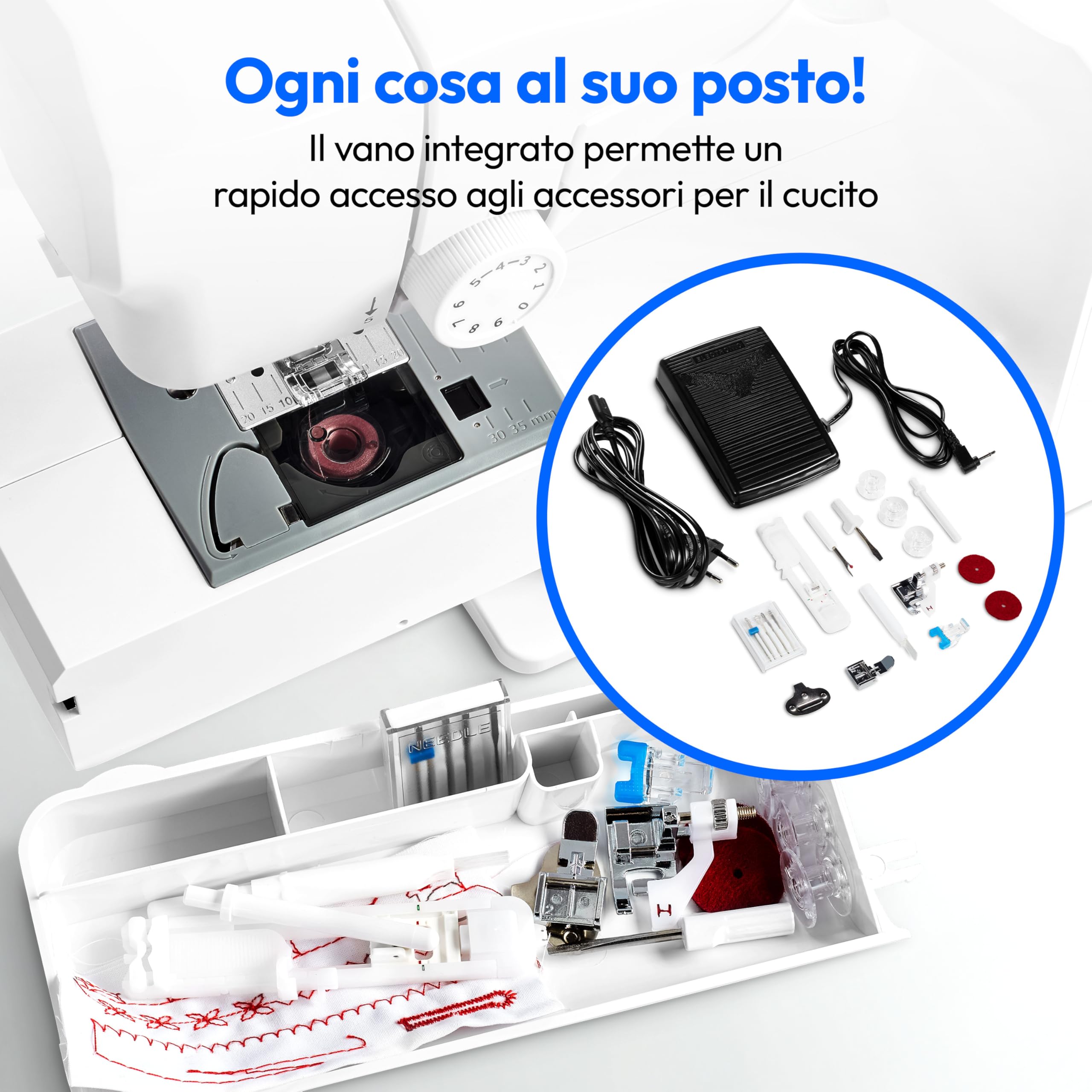 MEDION LIFE SD36 macchina per cucire bianca 270 punti