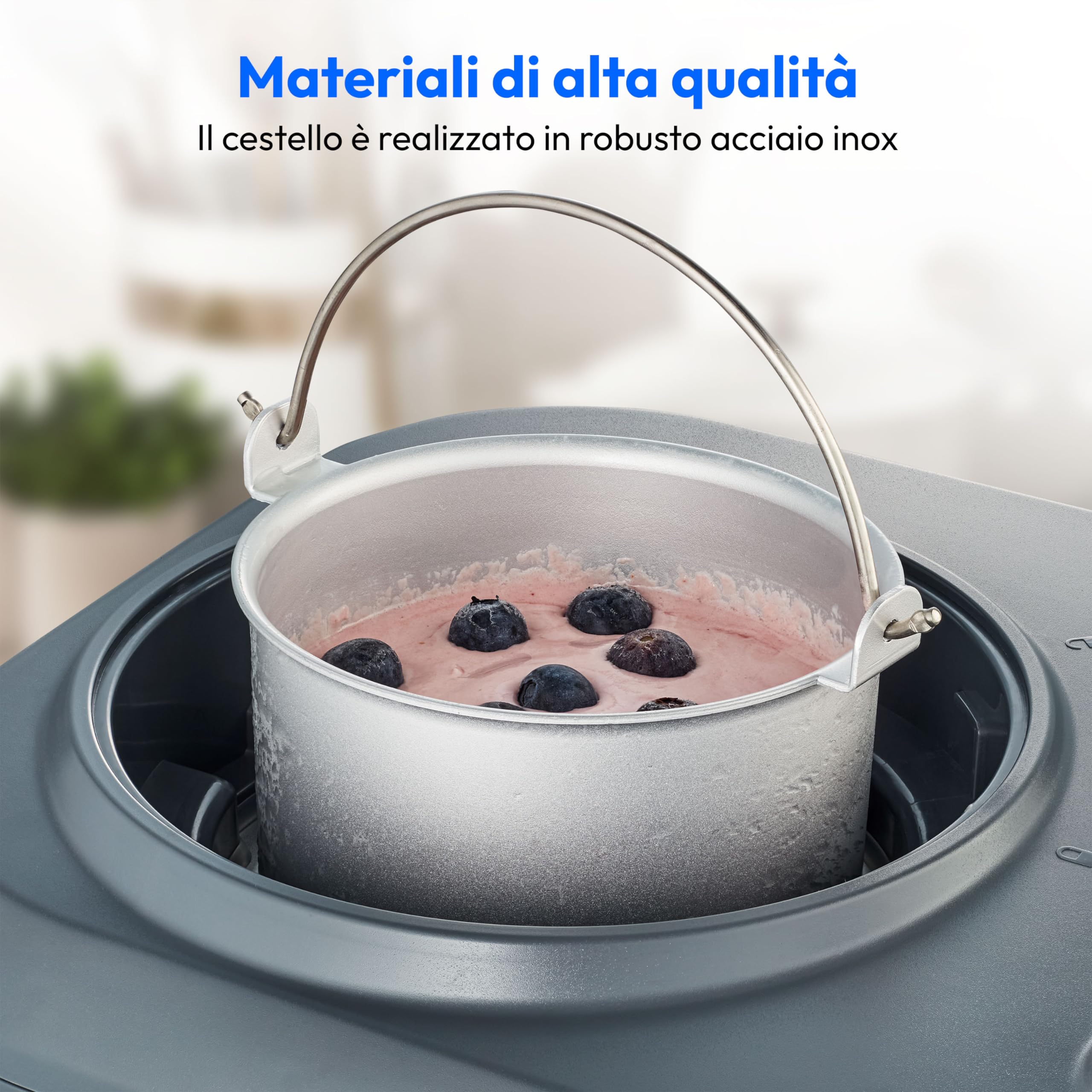 MEDION MD 10169 gelatiera con compressore 1 litro