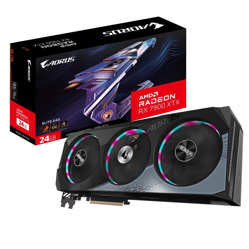 GIGABYTE AORUS RX 7900 XTX Elite 24G Scheda Video 24GB