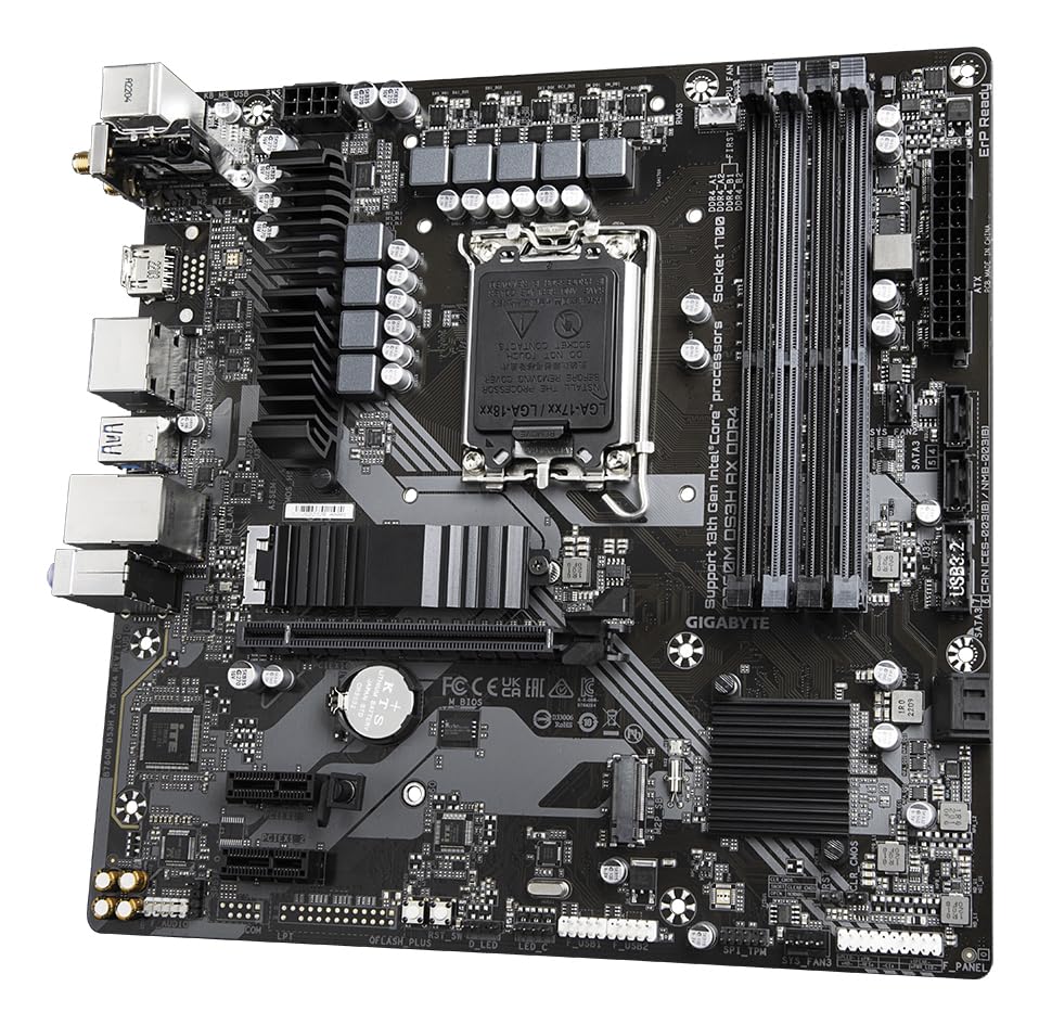 Gigabyte B760M DS3H AX scheda madre LGA1700 DDR4 Wi-Fi 6E