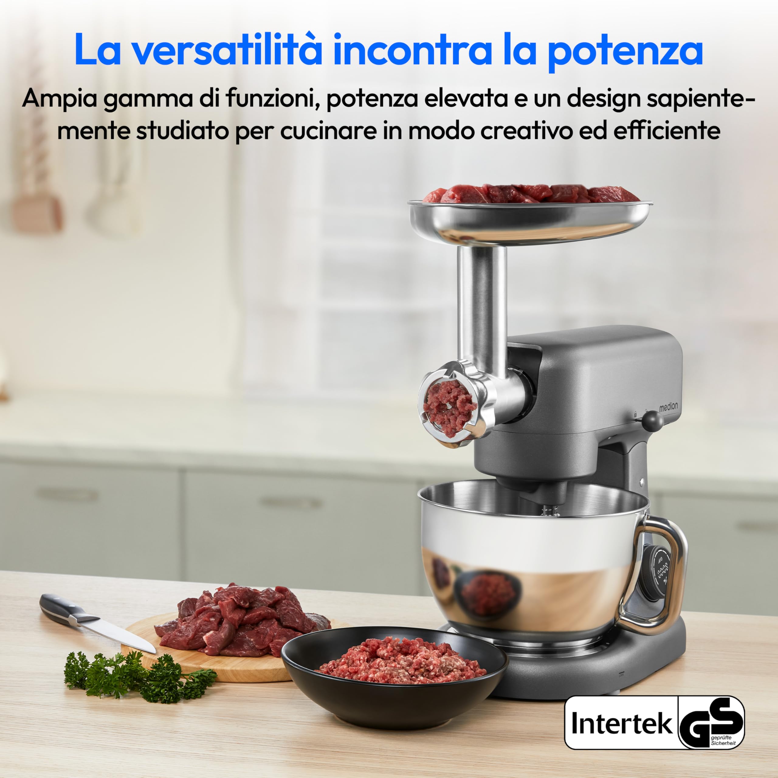 MEDION MD12600 robot da cucina 800 W titanio 4,6 L