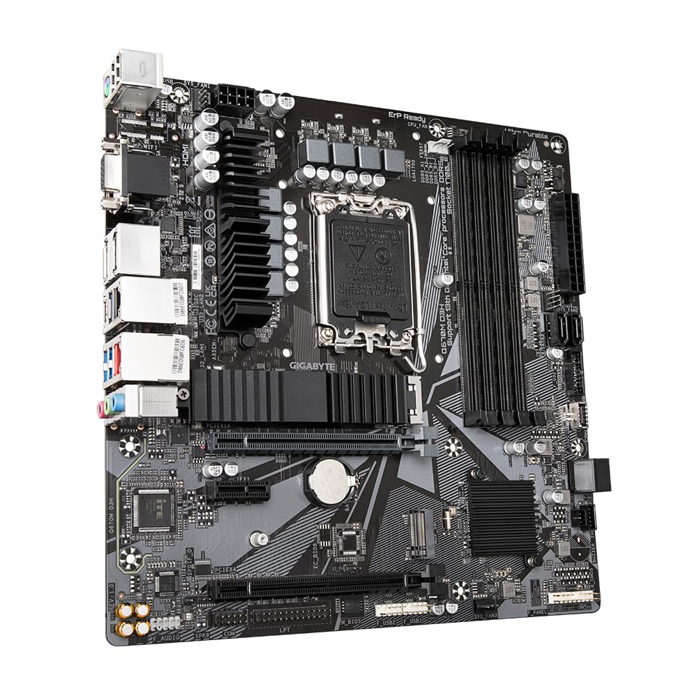 GIGABYTE Q670M D3H Scheda Madre DDR5 LGA1700