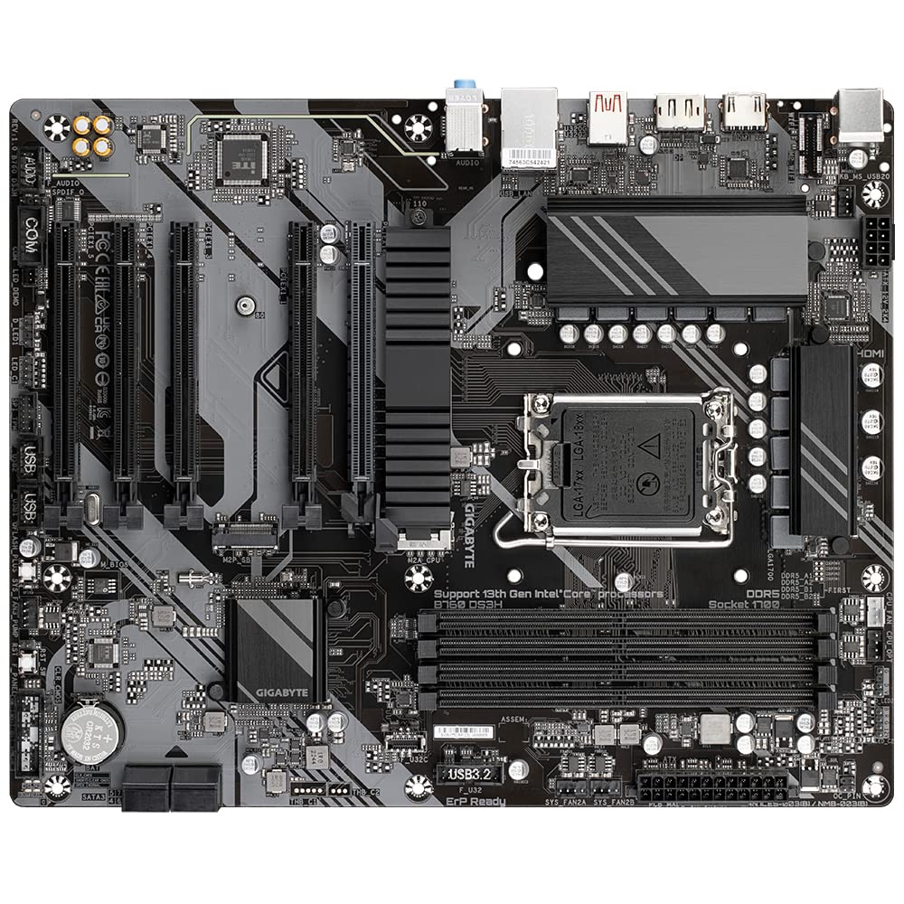 GIGABYTE B760 DS3H Scheda Madre LGA 1700 DDR5 PCIe 4.0