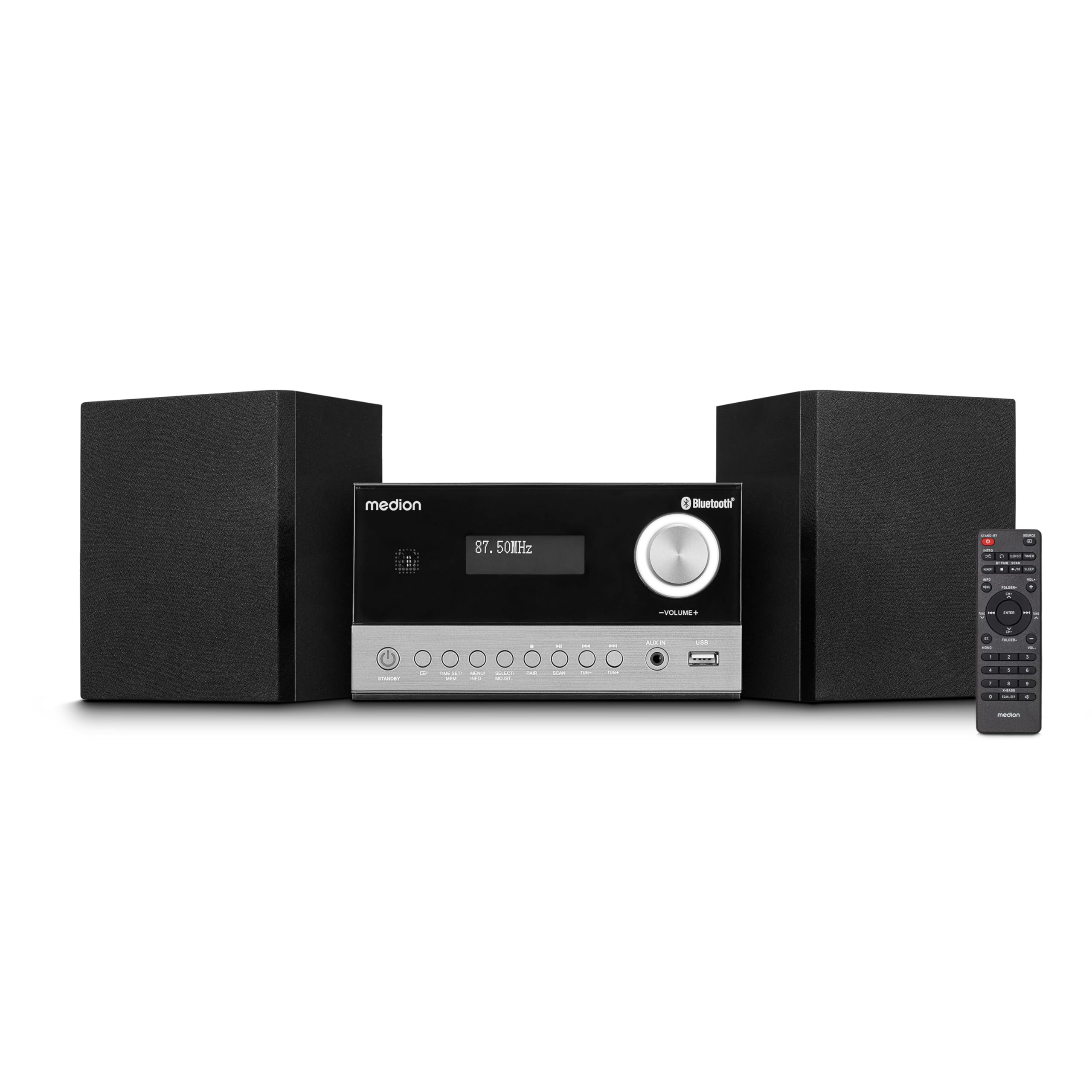 Medion Life E64482 micro stereo CD DAB+ Bluetooth nero