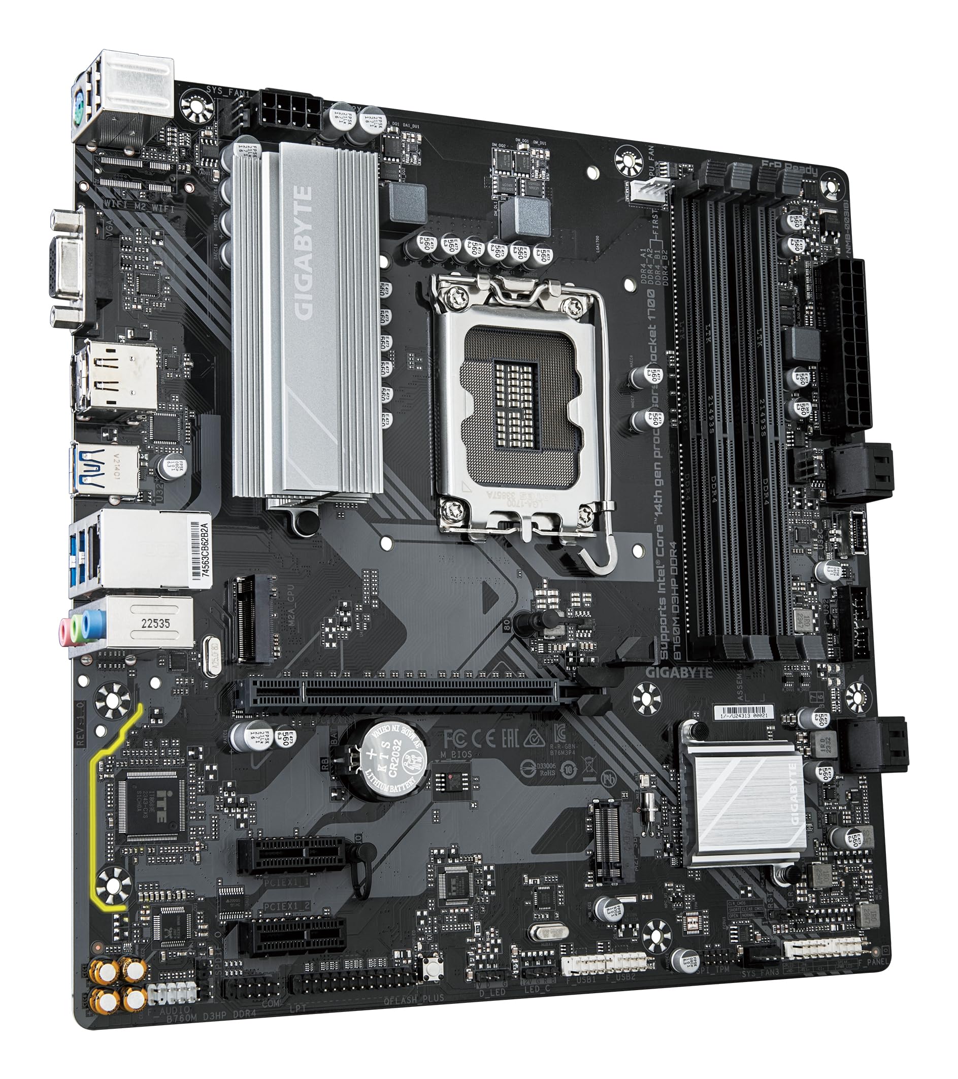 GIGABYTE B760M D3HP DDR4 scheda madre GbE LAN