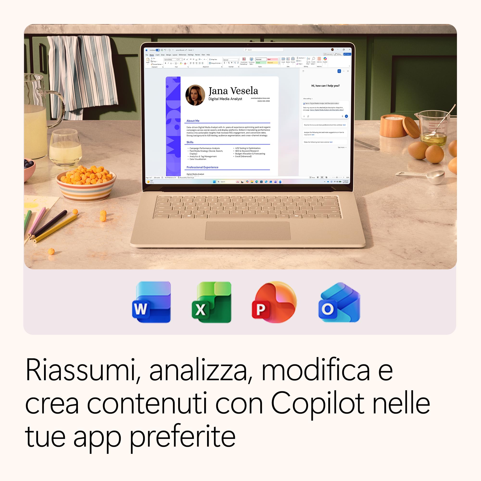 Microsoft 365 Family abbonamento 6 persone 12 mesi 6TB AI