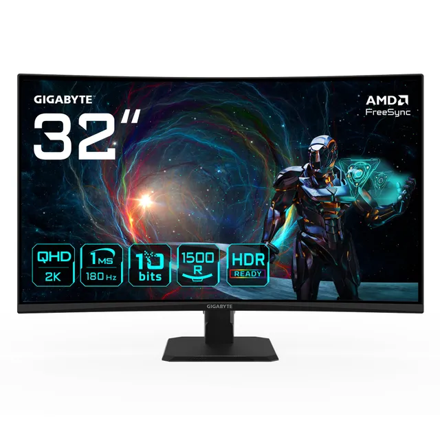 GIGABYTE GS32QCA monitor curvo 31,5" QHD 180Hz
