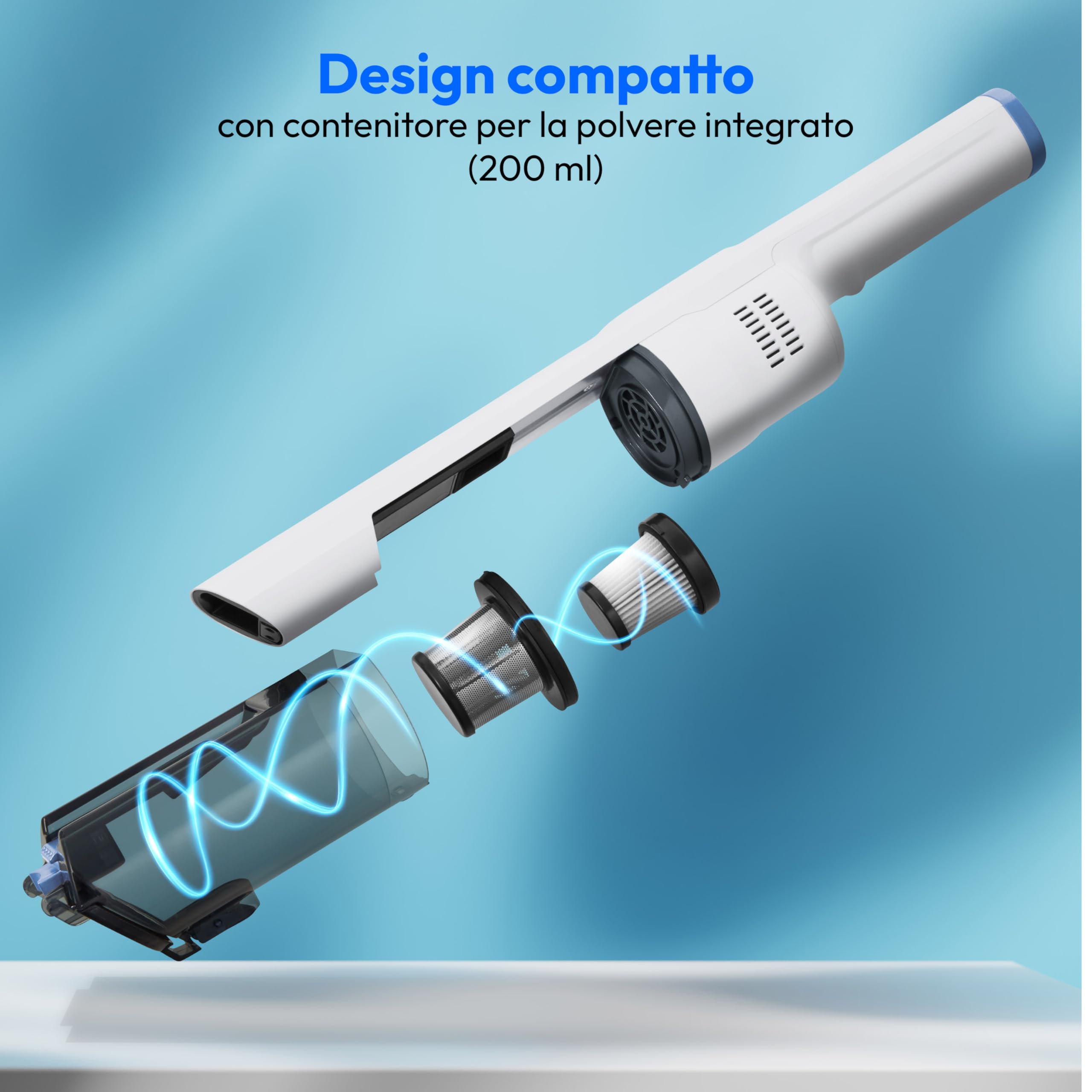 MEDION MD12057 aspirapolvere portatile senza fili bianco