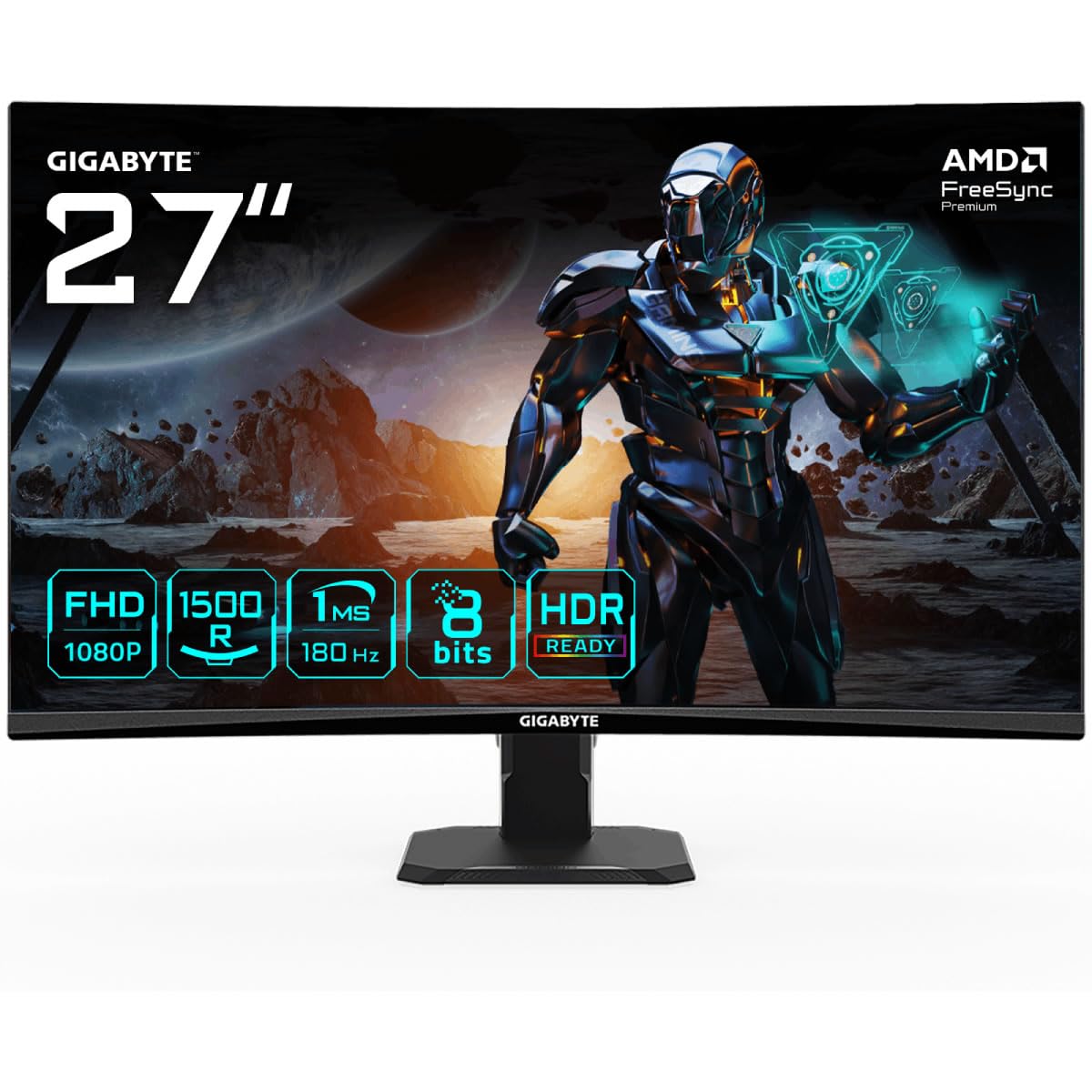 Gigabyte GS27FC monitor curvo 27" FHD 180Hz 1ms
