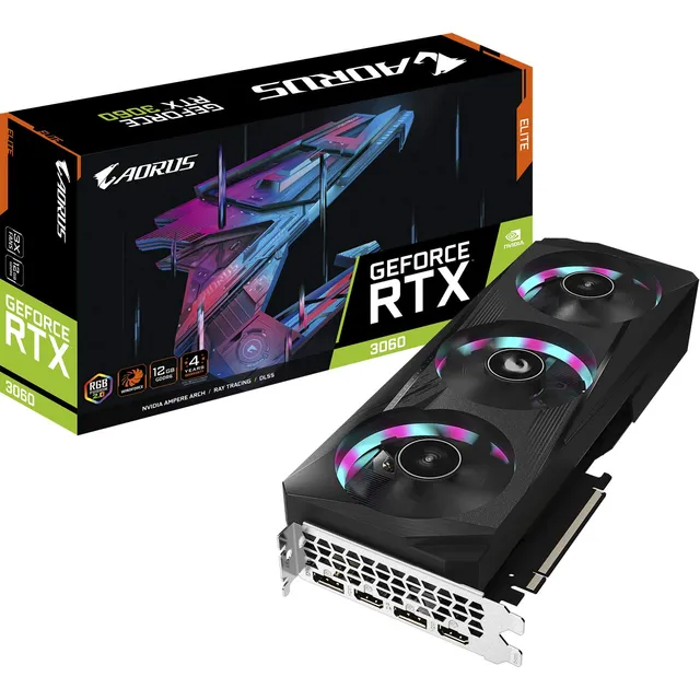 Gigabyte AORUS E GV-N3060AORUS E-12GD scheda grafica 12GB GDDR6