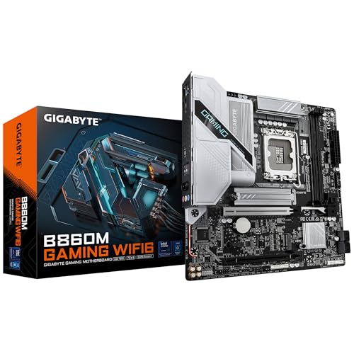 GIGABYTE B860M GAMING WIFI6 scheda madre DDR5 Wi-Fi 6