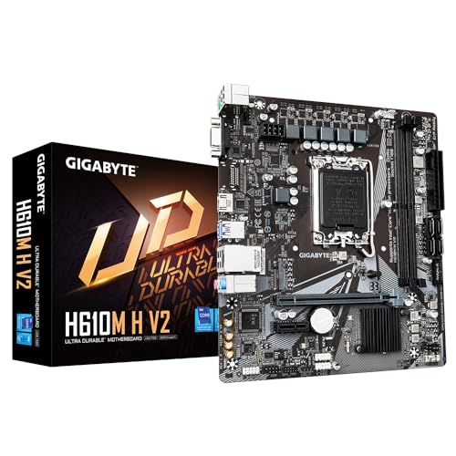 Gigabyte H610M H V2 Scheda Madre LGA 1700 DDR5 Micro ATX