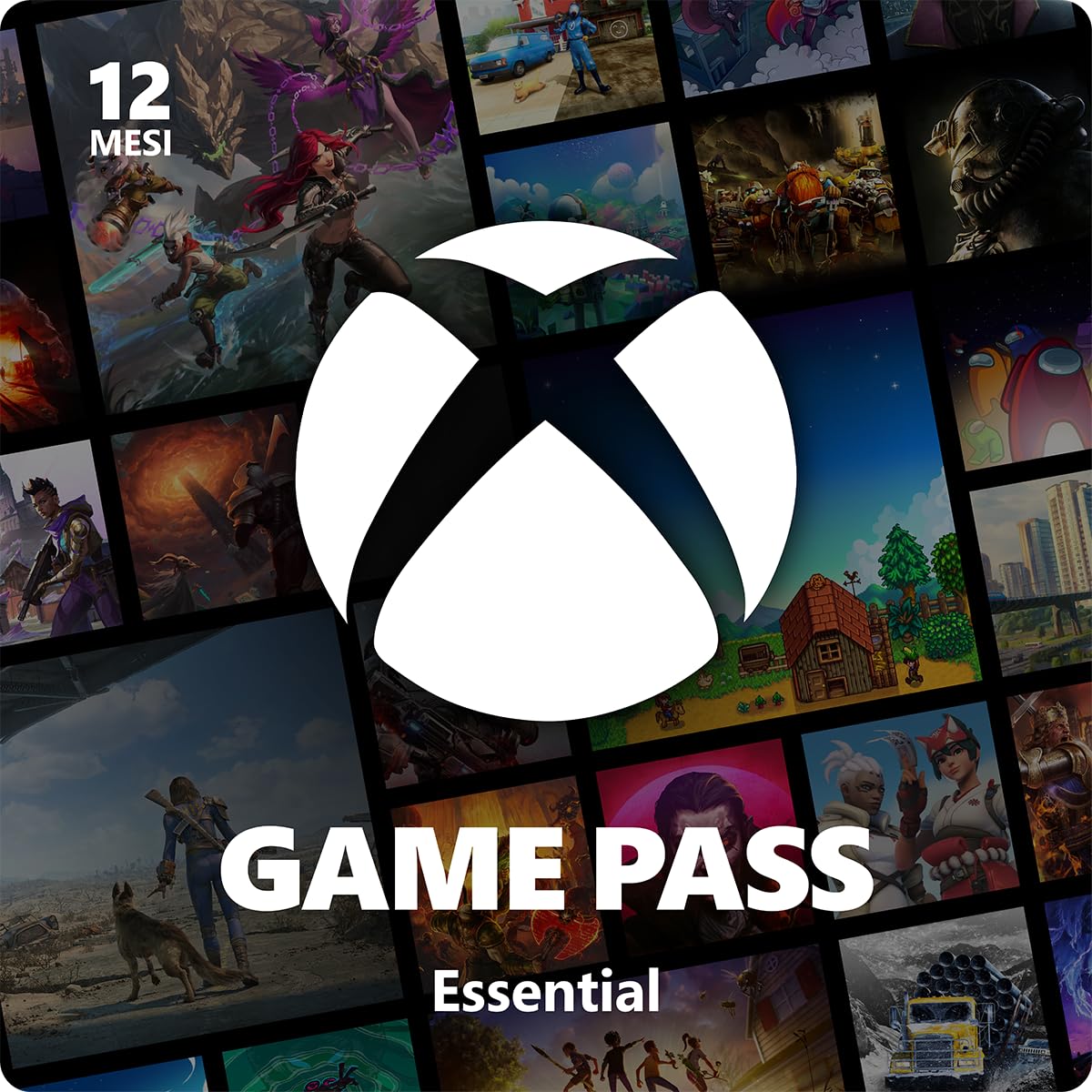Xbox Game Pass Essential Abbonamento 12 Mesi Codice Download