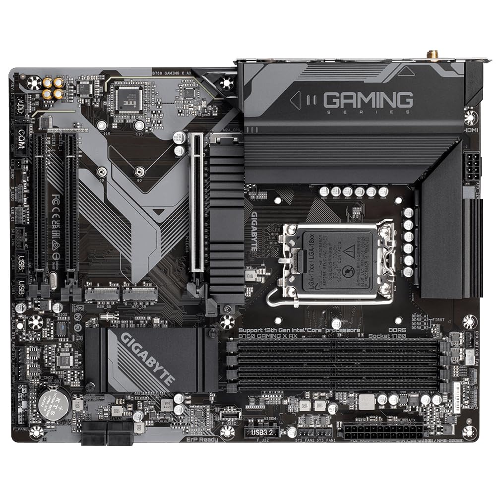GIGABYTE B760 Gaming X AX scheda madre LGA 1700 DDR5 Wi-Fi 6E