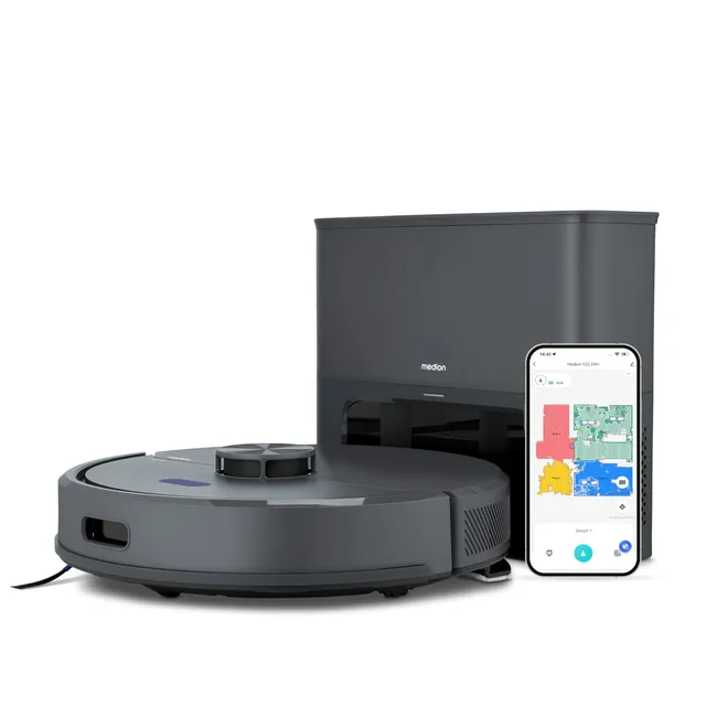 MEDION X22 SW+ MD 100021 robot aspirapolvere blu 5000 Pa