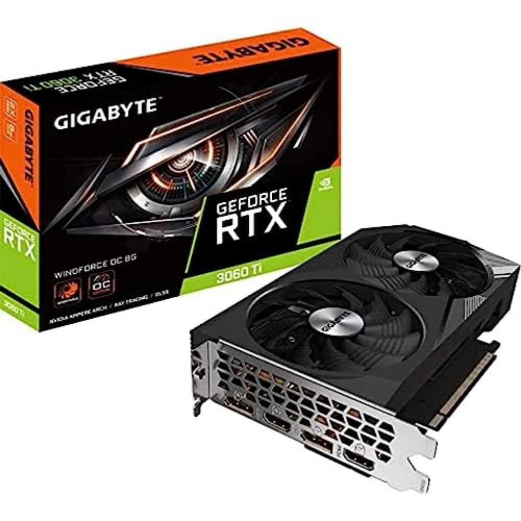 GIGABYTE WINDFORCE RTX 3060 Ti WINDFORCE OC scheda video 8GB GDDR6