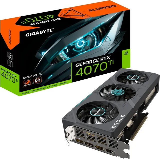 Gigabyte RTX 4070 Ti Eagle OC 12G scheda video 12GB GDDR6X DLSS 3