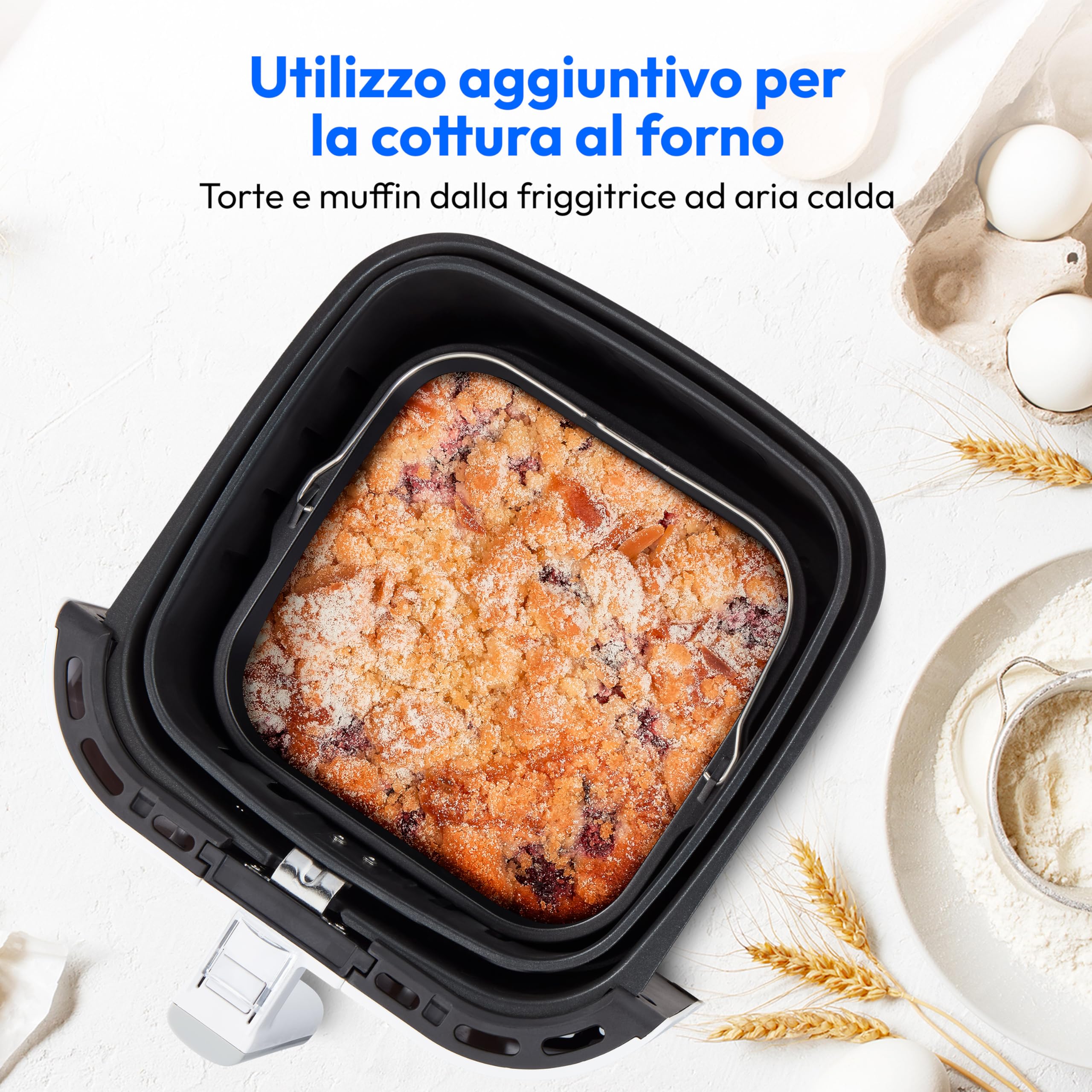 MEDION E40 XL friggitrice ad aria bianca 5,2L 2150W