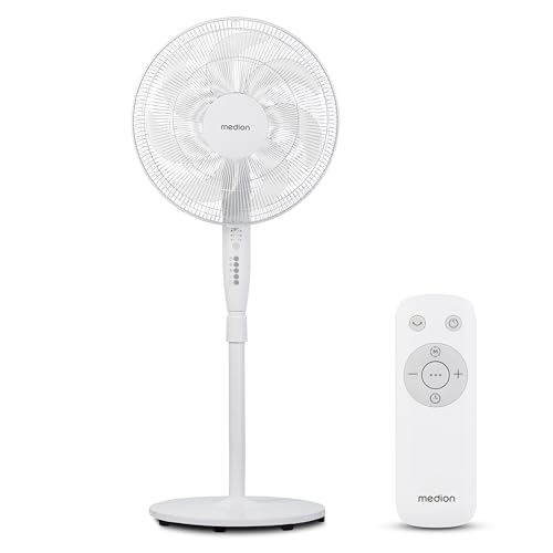 MEDION P21 SF ventilatore a piantana nero 130 cm telecomando