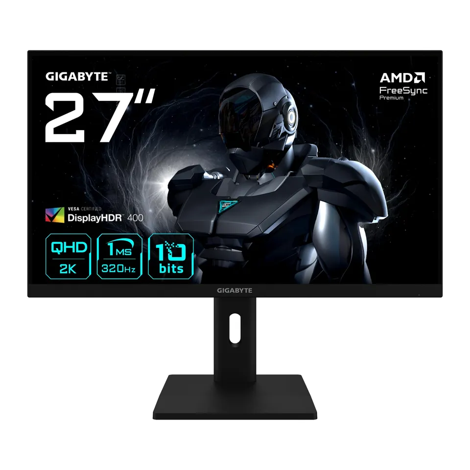 Gigabyte G27Q3 monitor gaming 27" QHD 320Hz HDR400