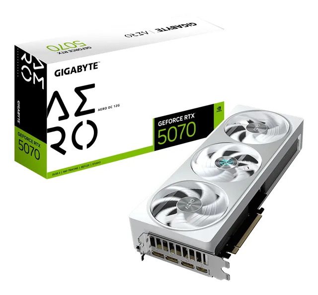 Gigabyte AERO RTX 5070 OC scheda video 12GB GDDR7
