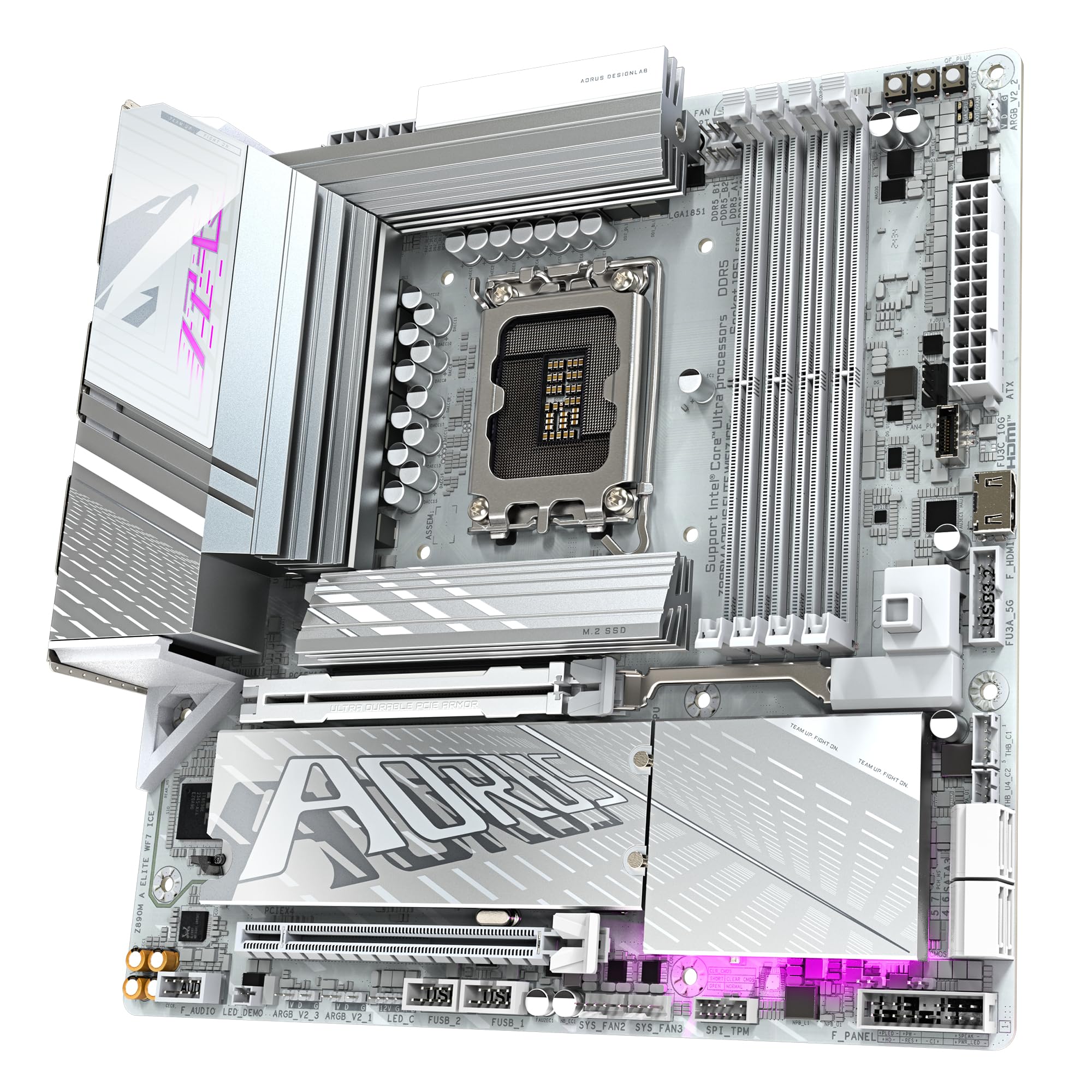 Gigabyte AORUS Z890M ELITE WIFI7 ICE scheda madre LGA1851 DDR5