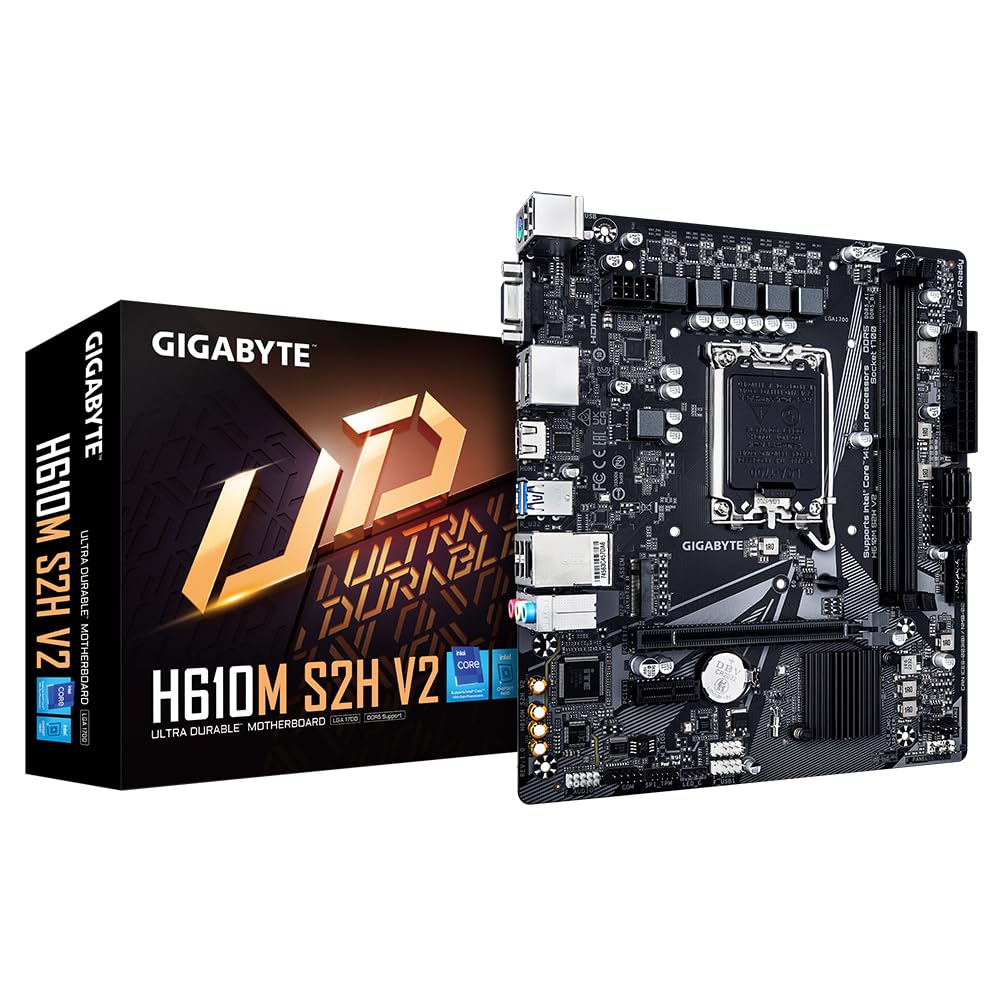 GIGABYTE H610M S2H V2 scheda madre DDR5 LGA1700