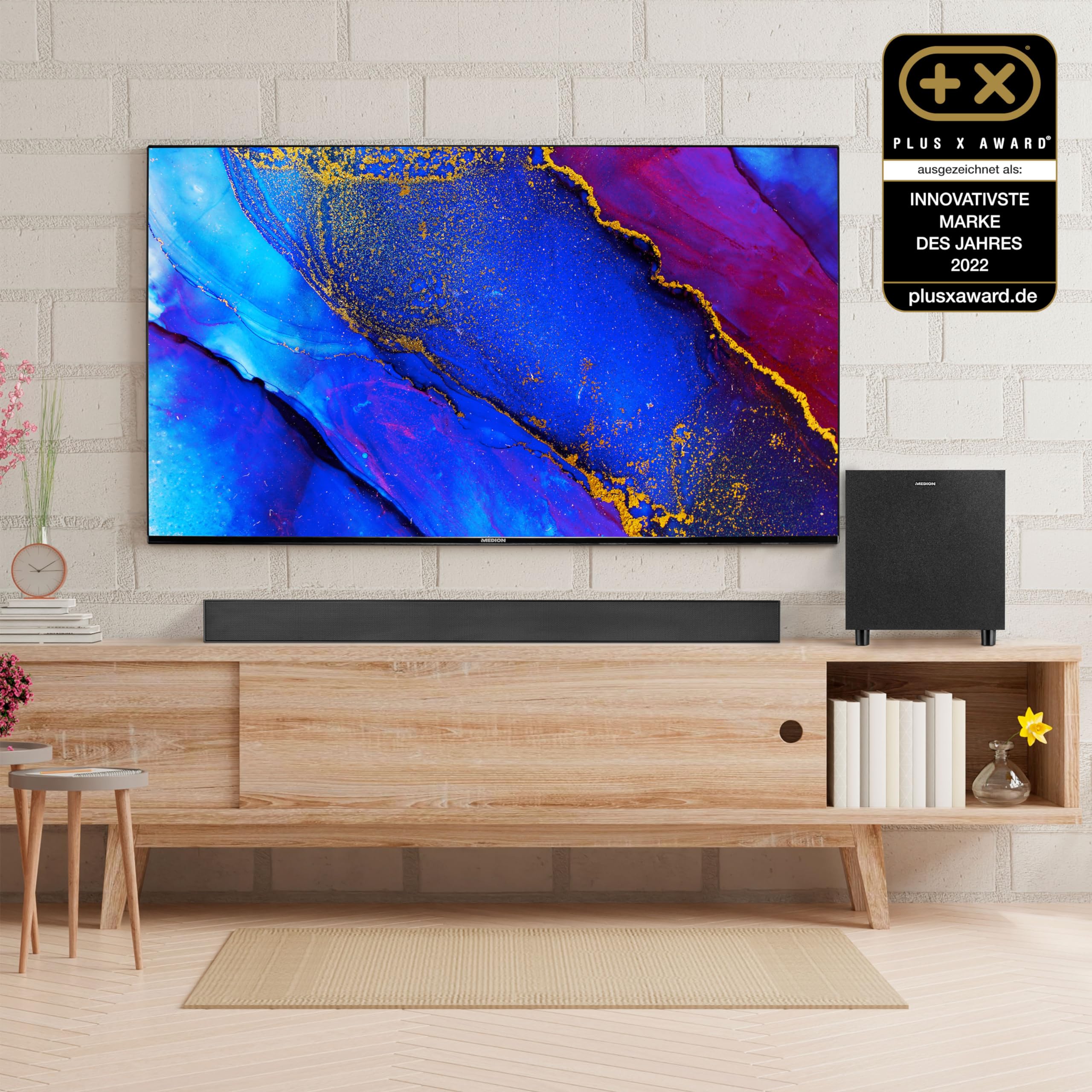 Medion S61022 soundbar 3.1 Dolby Atmos 120W
