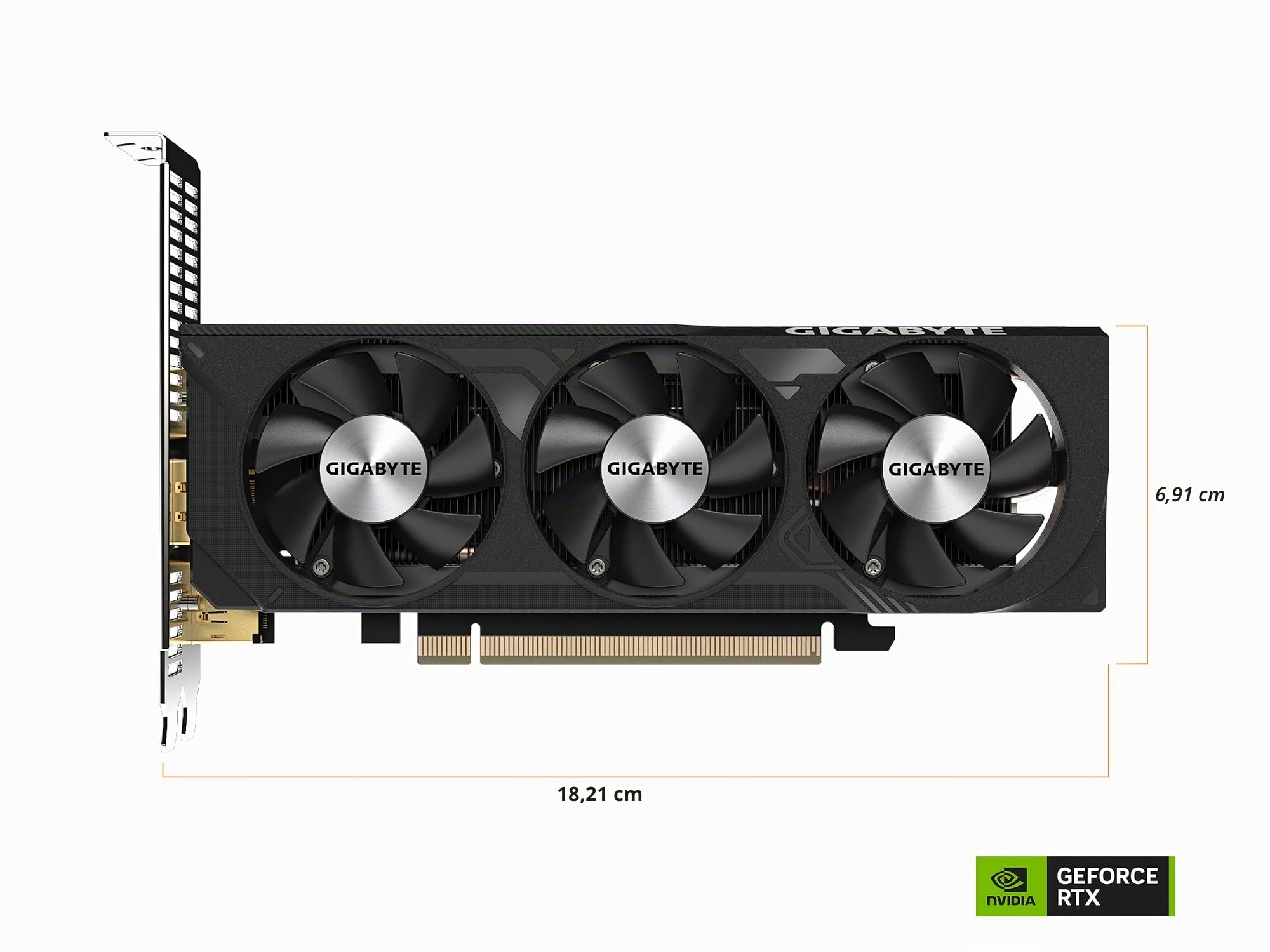 GIGABYTE GeForce RTX 4060 OC Low Profile 8G Scheda Video 8GB