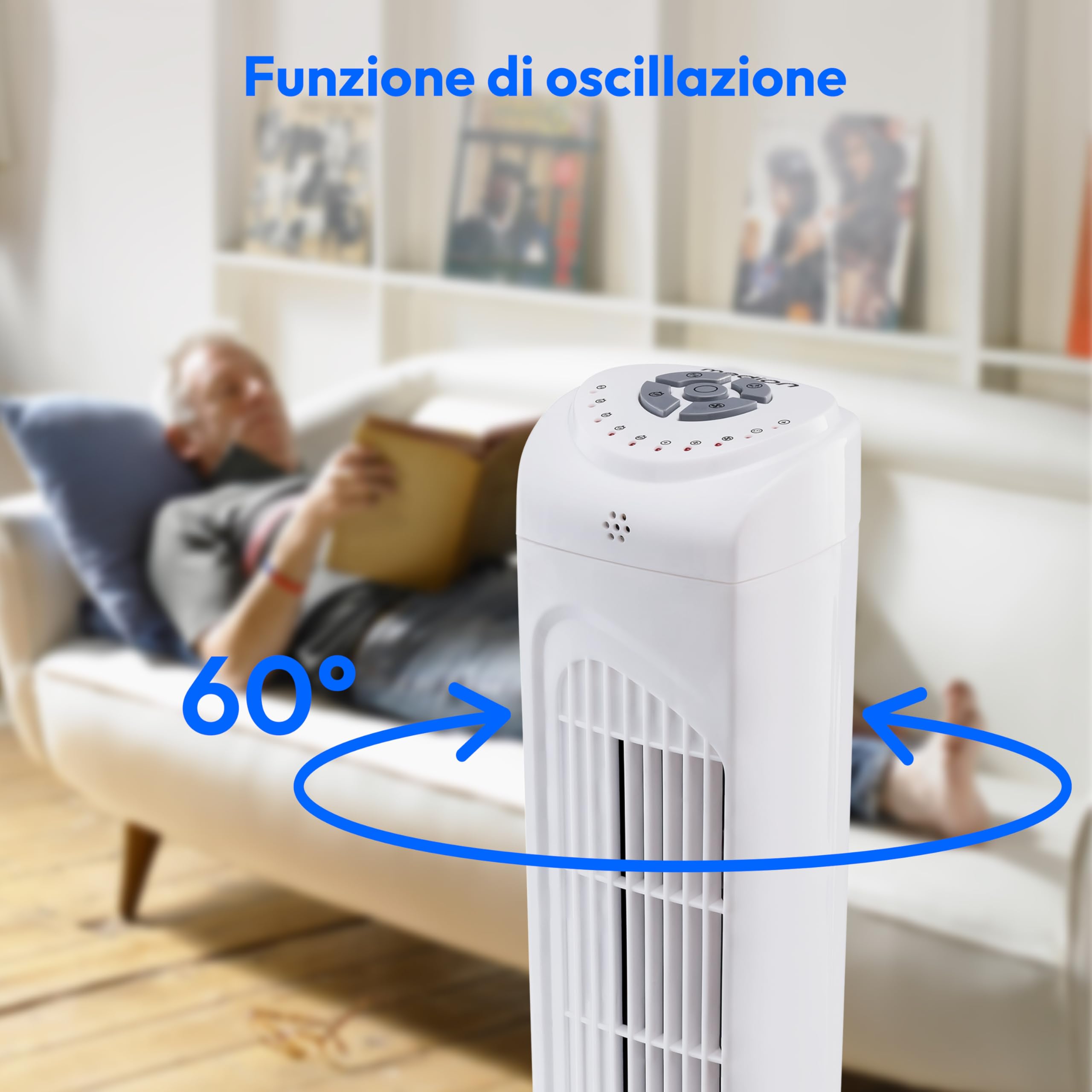 MEDION LIFE E10 MD 10319 ventilatore a torre 45W telecomando