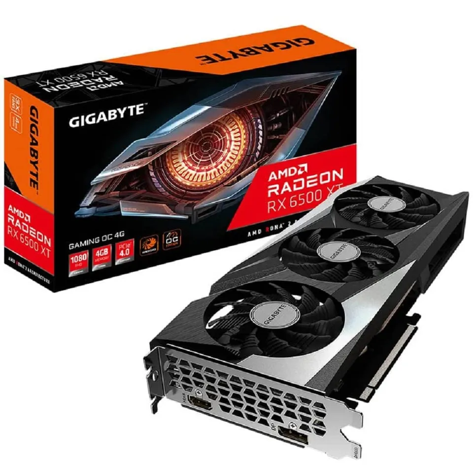 GIGABYTE RX 6500 XT Gaming OC scheda video 4GB GDDR6