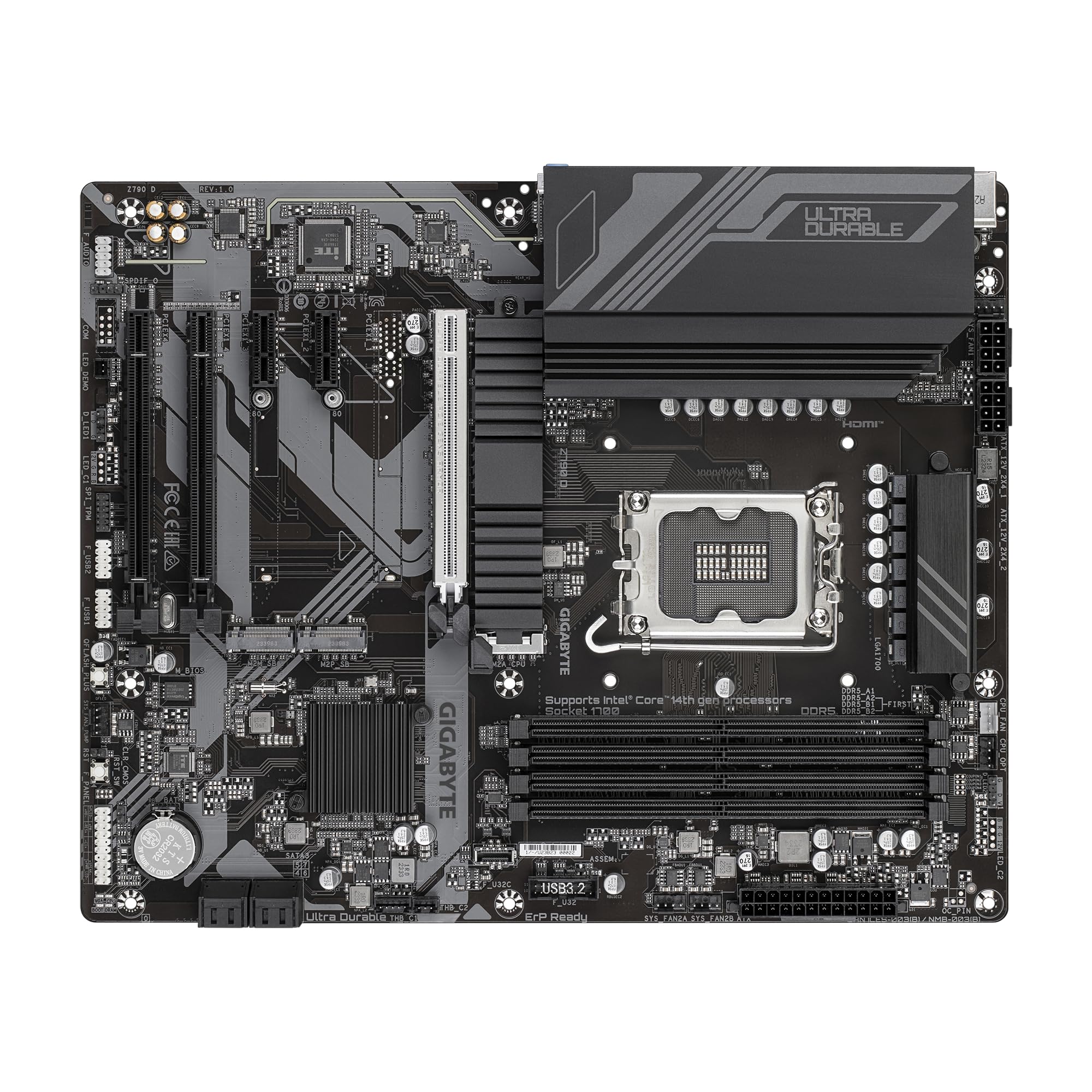 GIGABYTE Z790 D Scheda Madre DDR5 12+1+1 Fasi 2.5GbE