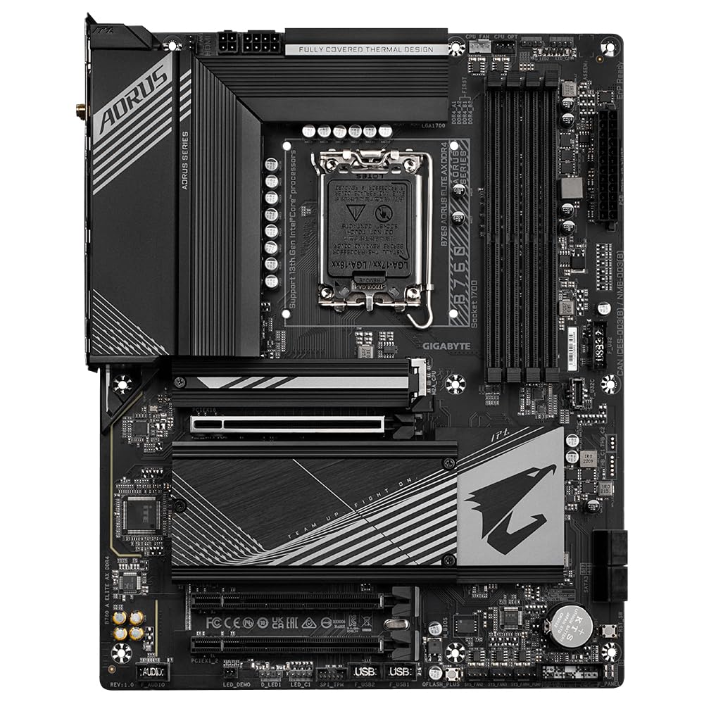 GIGABYTE B760 AORUS ELITE AX DDR4 scheda madre Wi-Fi 6E