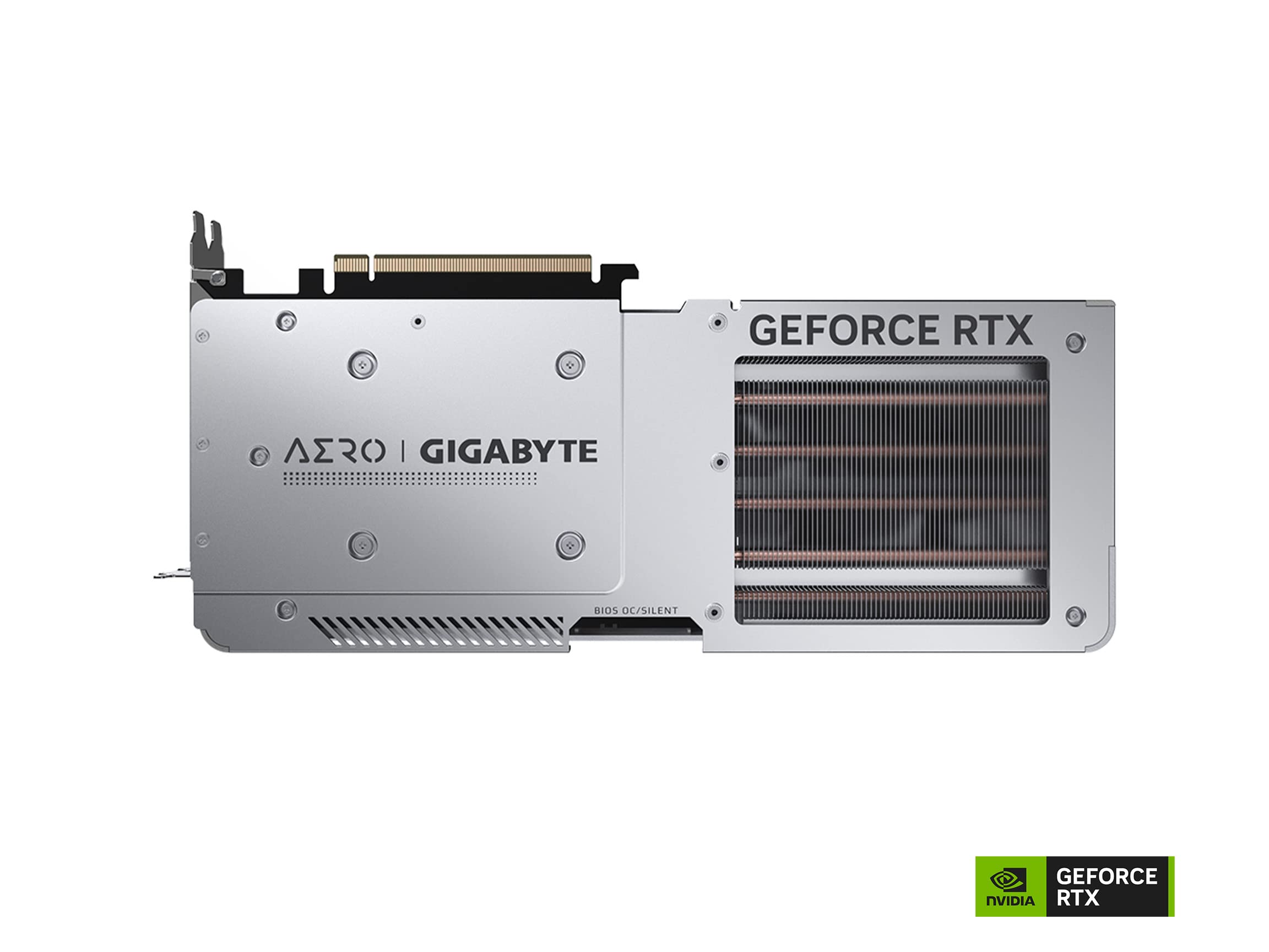 Gigabyte RTX 4070 Aero OC 12G scheda video GDDR6X bianca
