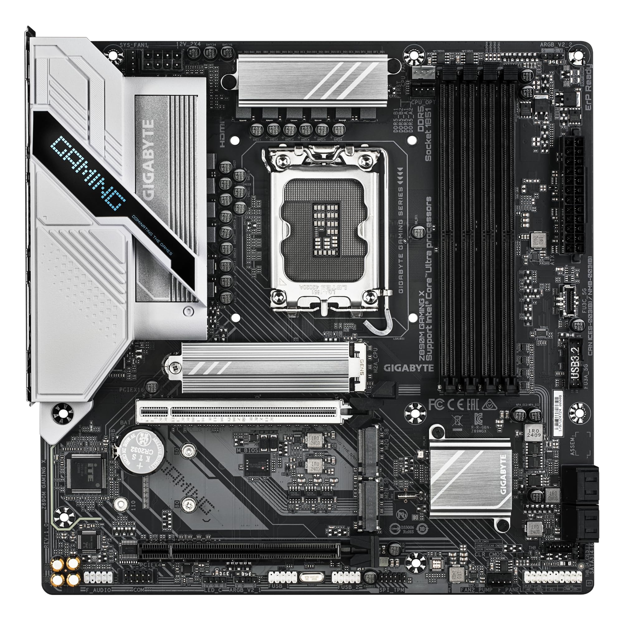 Gigabyte Z890M Gaming X scheda madre DDR5 mATX