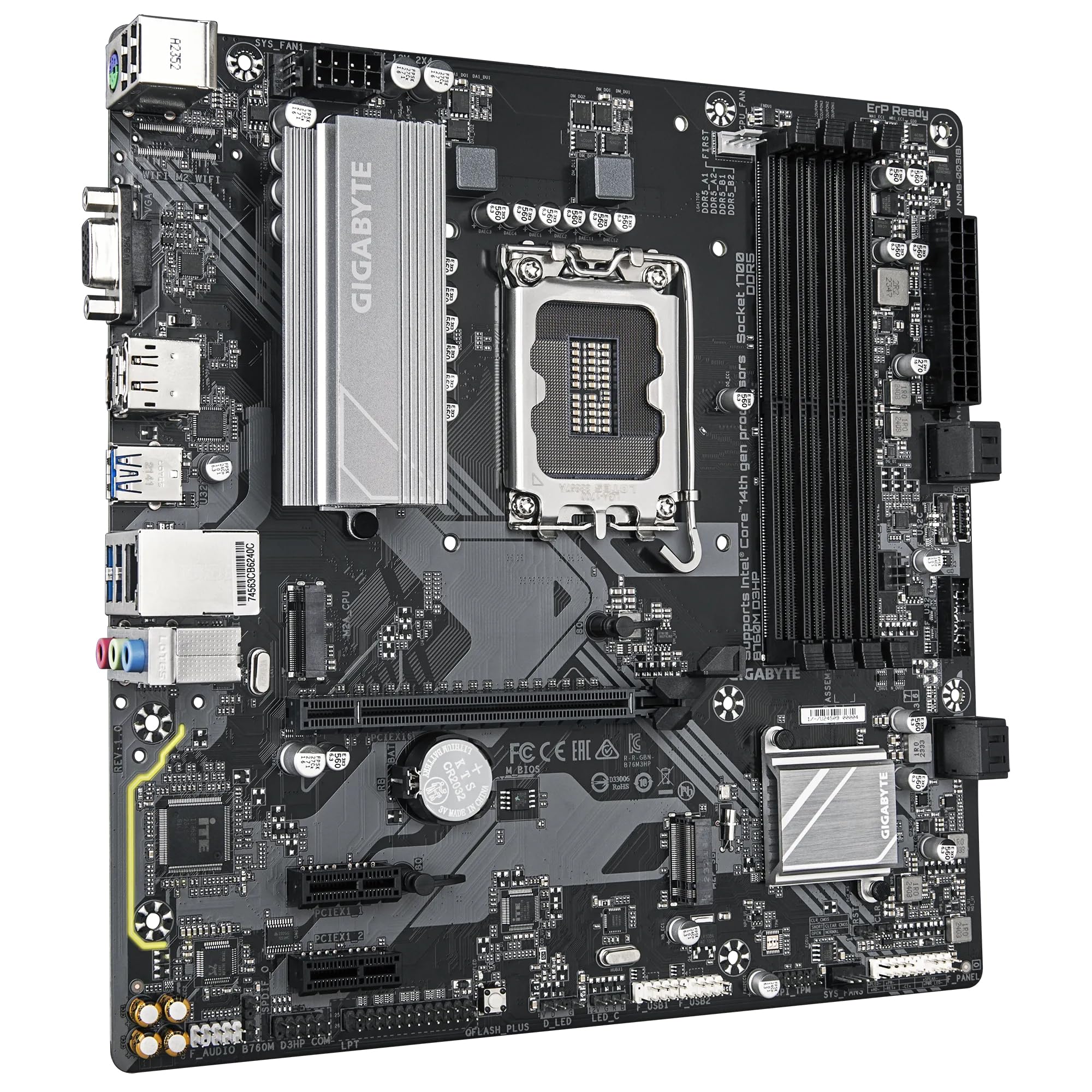 GIGABYTE B760M D3HP scheda madre LGA1700 DDR5
