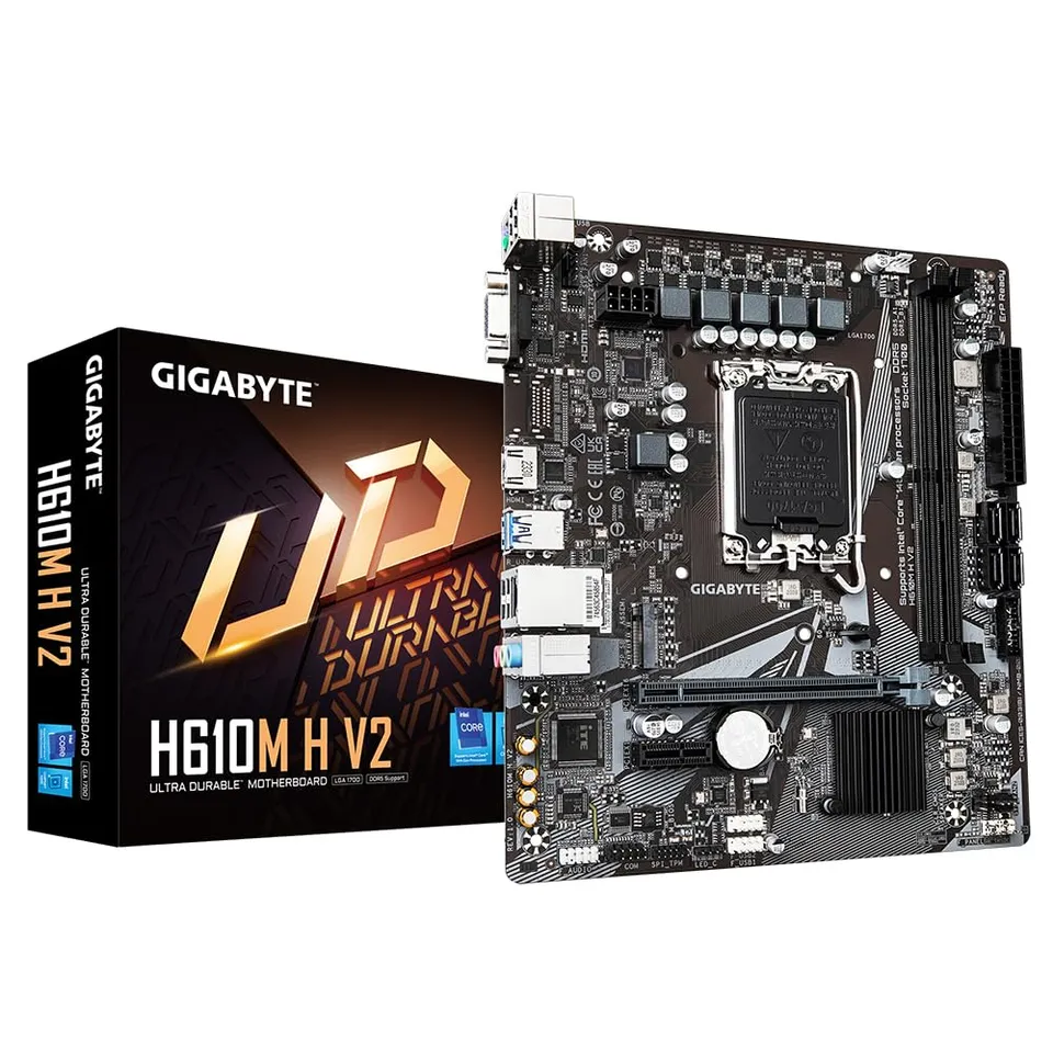 Gigabyte H610M H V2 Scheda Madre LGA 1700 DDR5 Micro ATX
