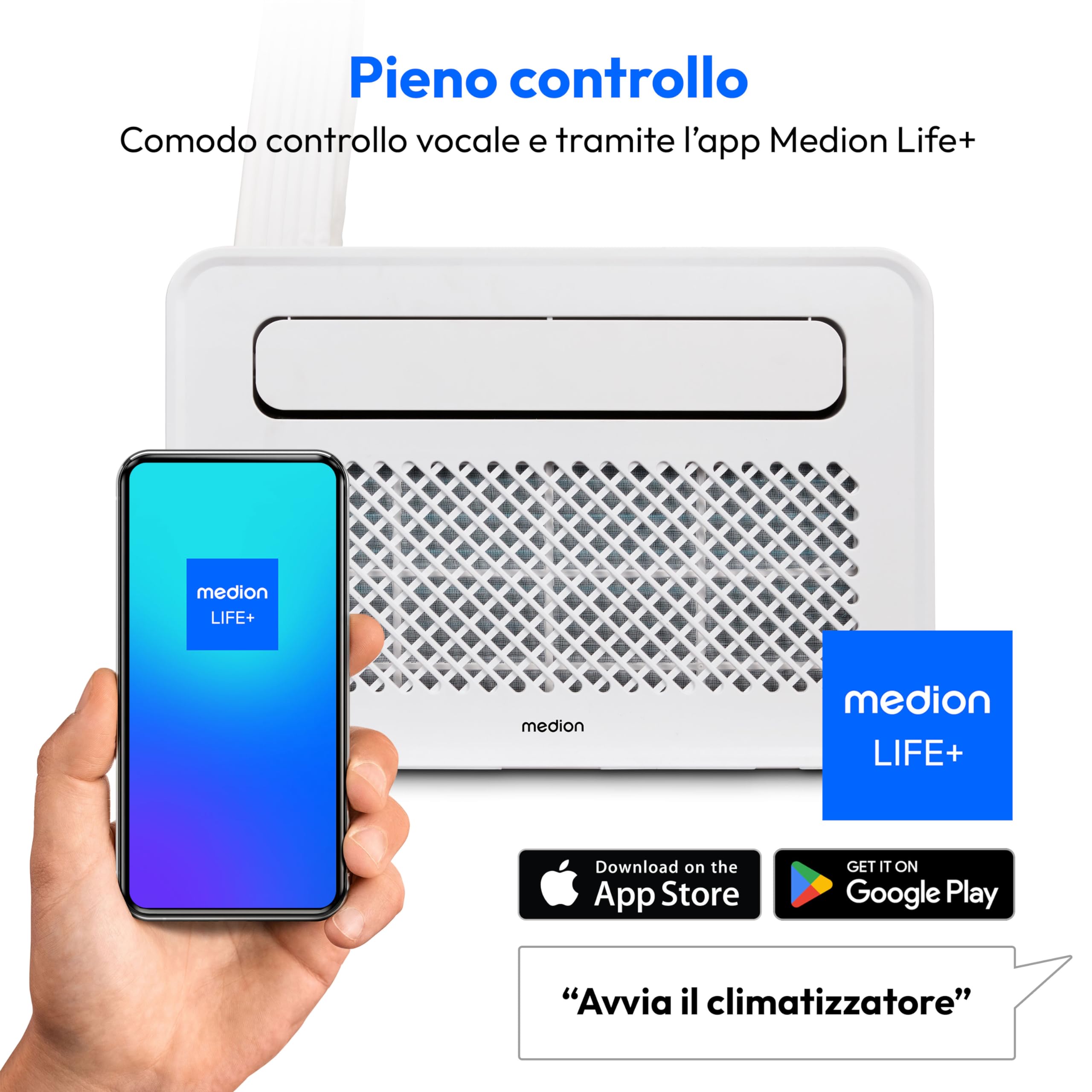 MEDION P502 MD37735 condizionatore split camper 5000 BTU