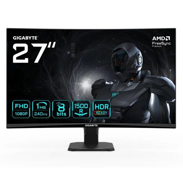 GIGABYTE GS27FC2 Monitor Gaming Curvo 27" FHD 240Hz